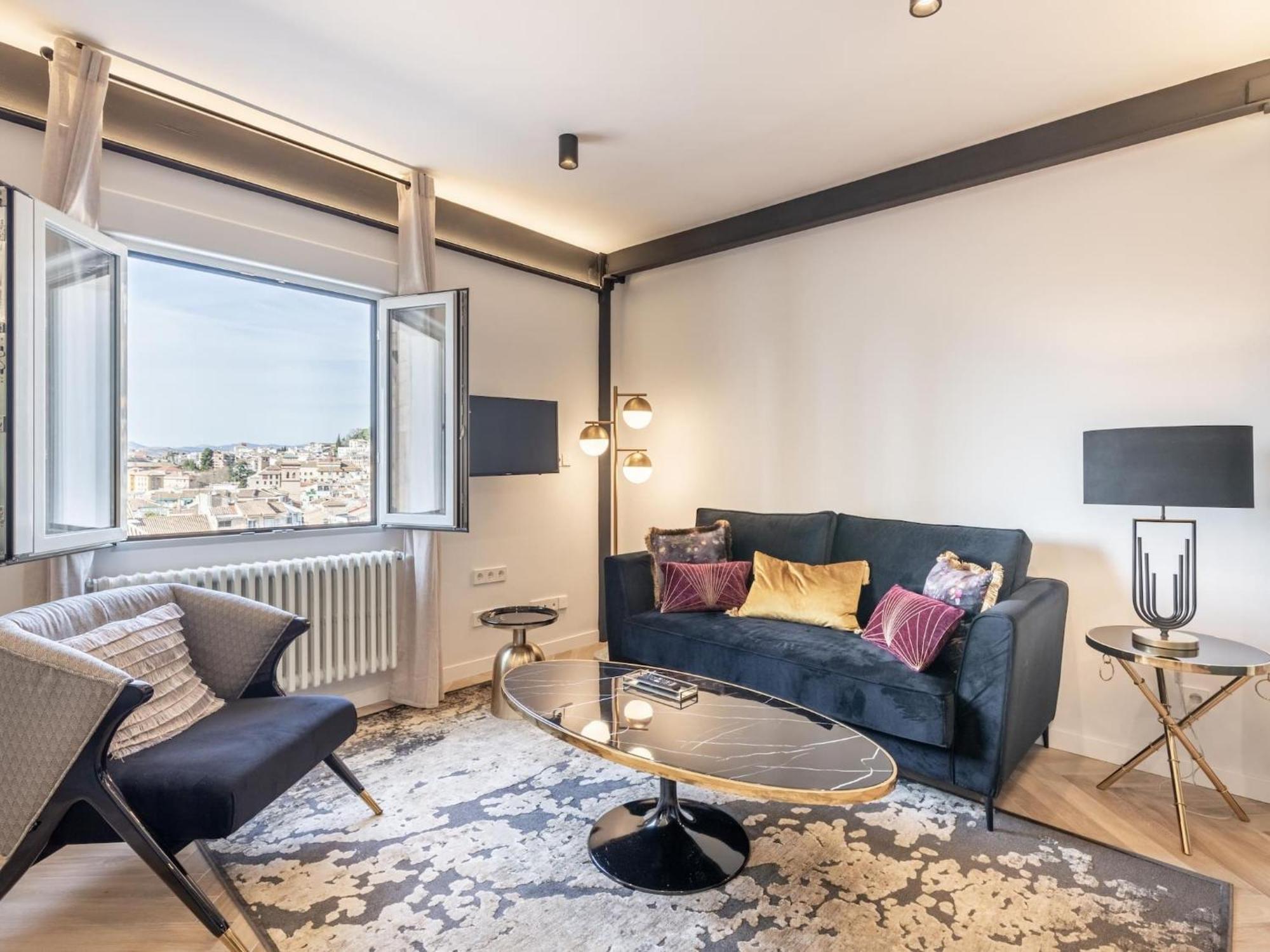 Ferienwohnung Luxury Alhambra Penthouse Collection Gran Via Granada Exterior foto