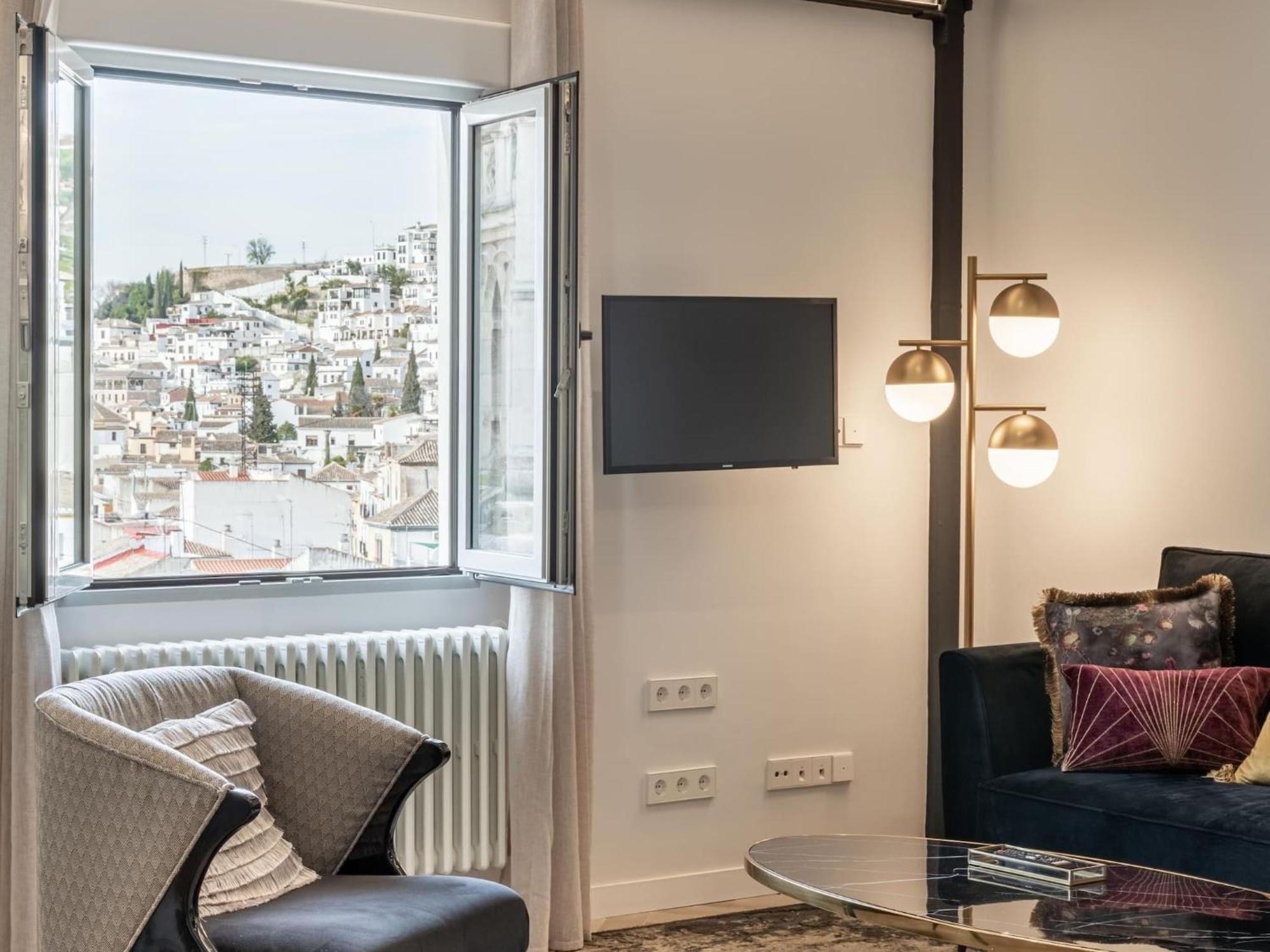 Ferienwohnung Luxury Alhambra Penthouse Collection Gran Via Granada Exterior foto