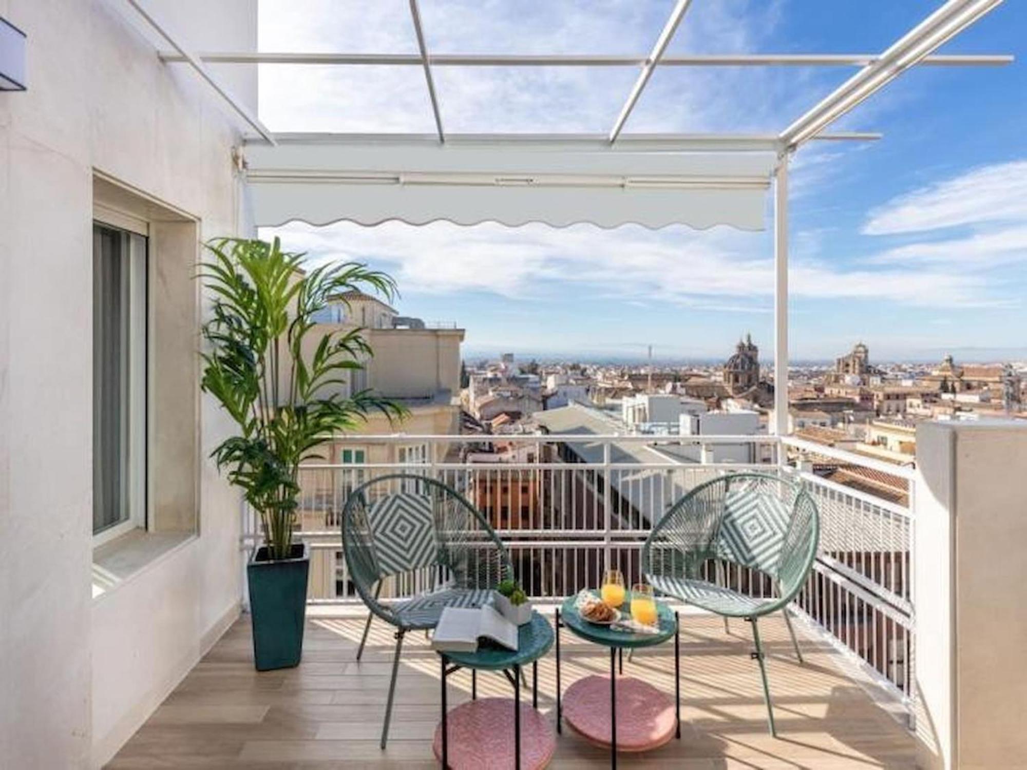 Ferienwohnung Luxury Alhambra Penthouse Collection Gran Via Granada Exterior foto